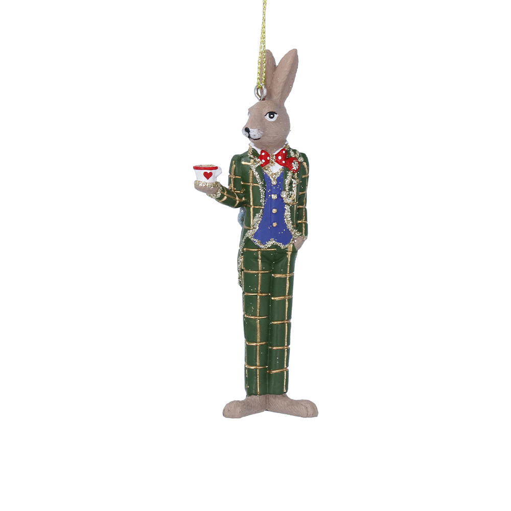 Resin Mad March Hare Decoration