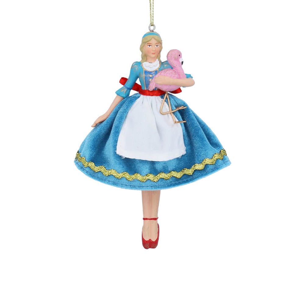 Alice with Flamingo Decoration