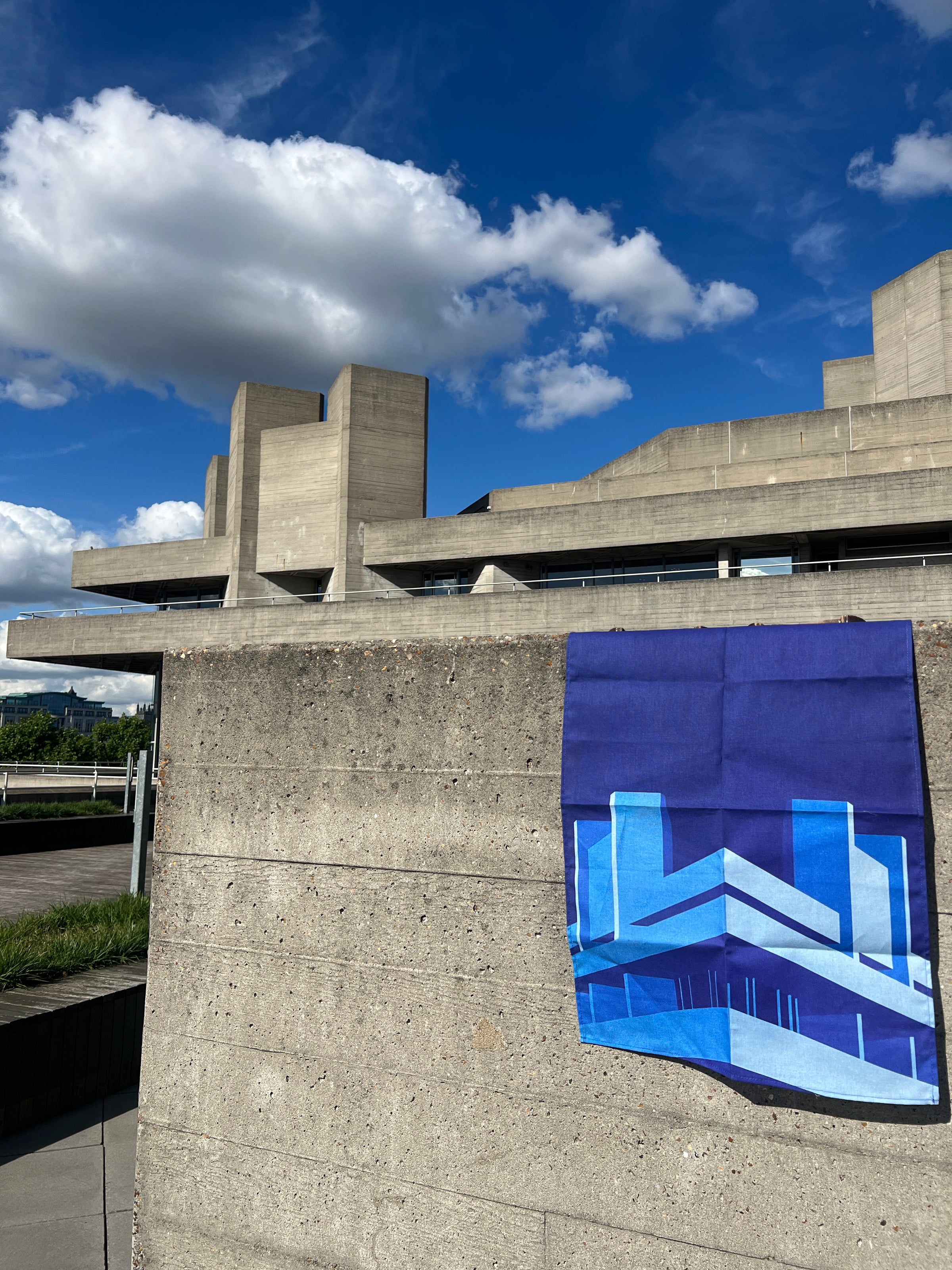 Cyanotype Teatowel