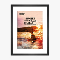 Sunset at the Villa Thalia 2016 Print