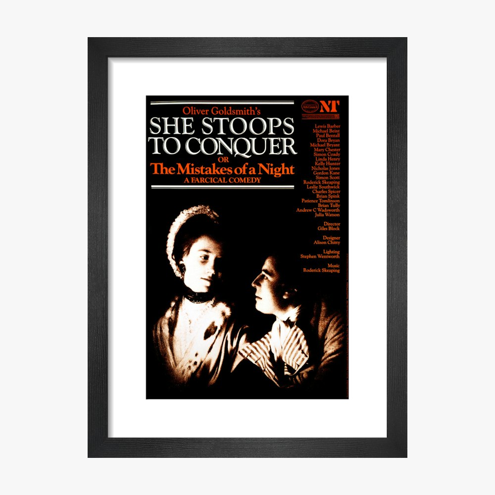 She Stoops to Conquer 1984 Print