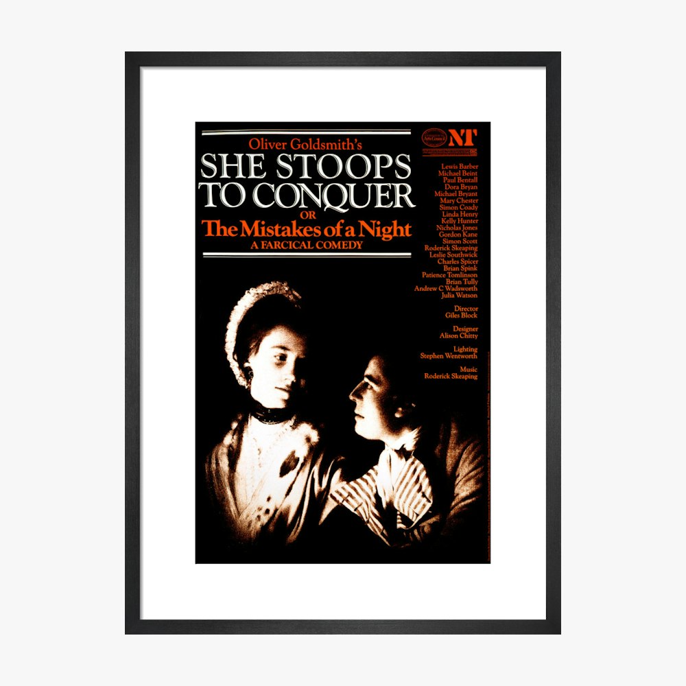 She Stoops to Conquer 1984 Print