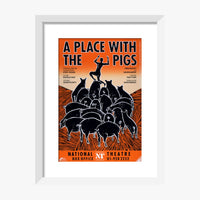A Place with the Pigs 1988 Print