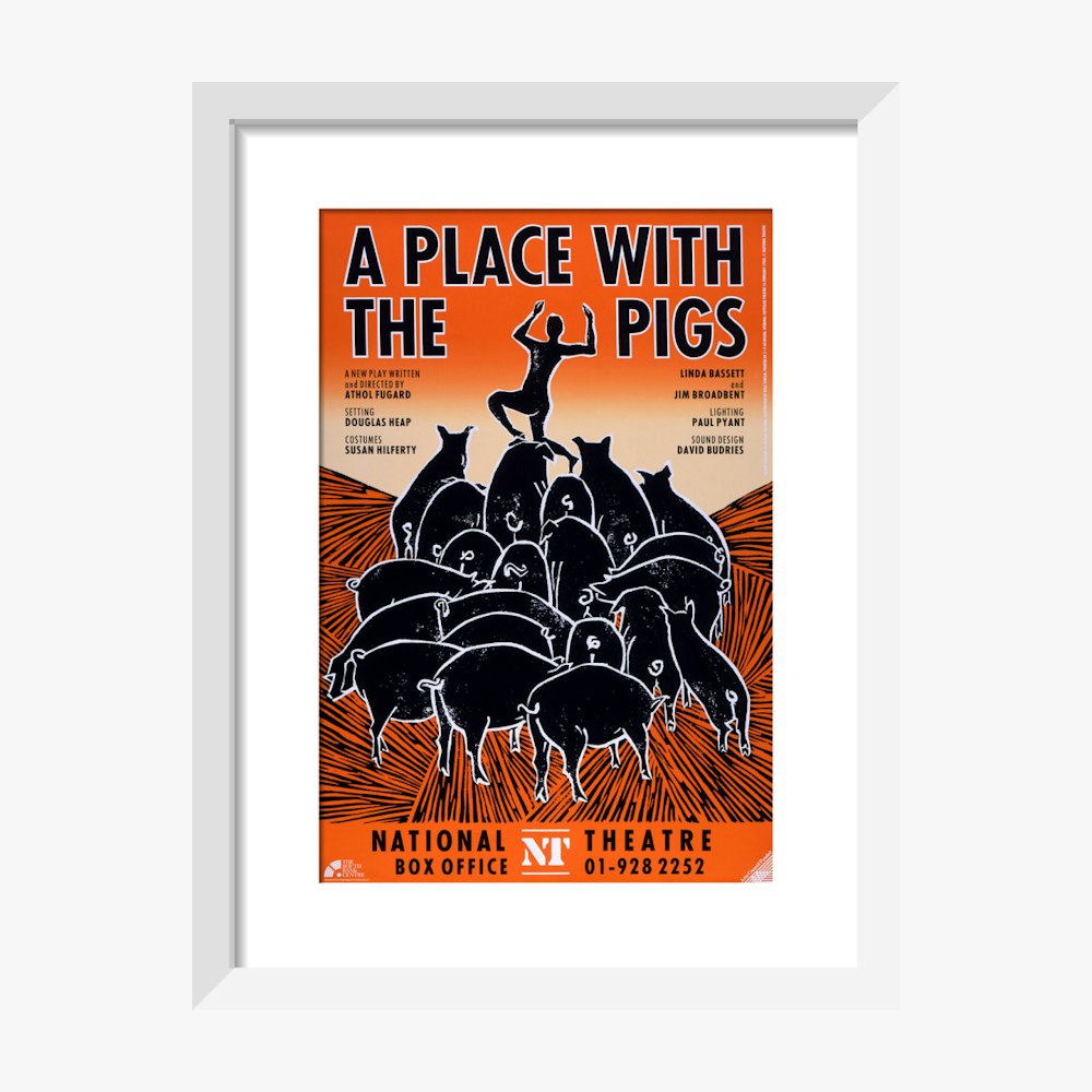 A Place with the Pigs 1988 Print