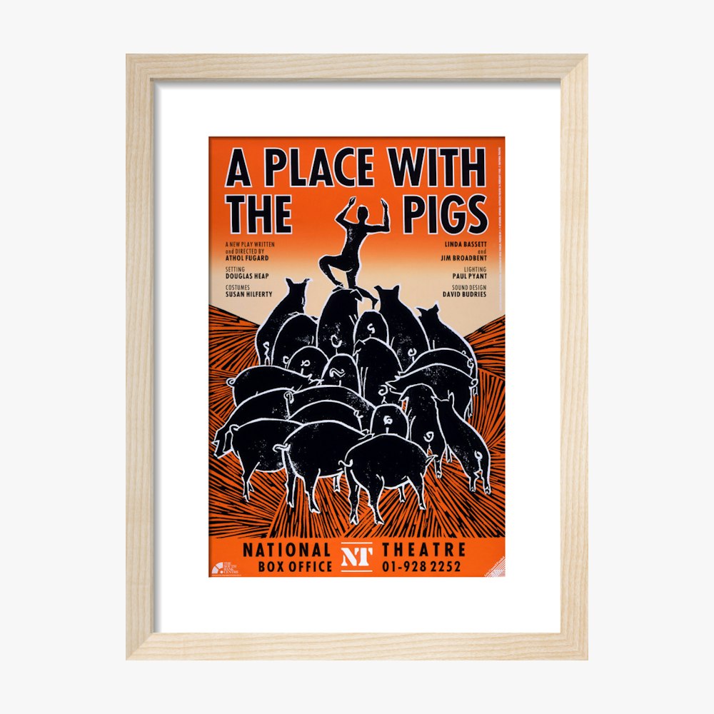 A Place with the Pigs 1988 Print
