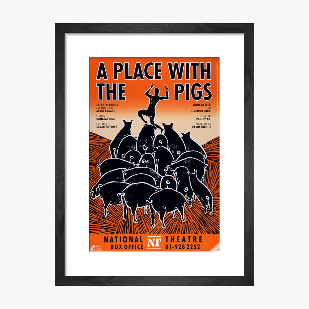 A Place with the Pigs 1988 Print