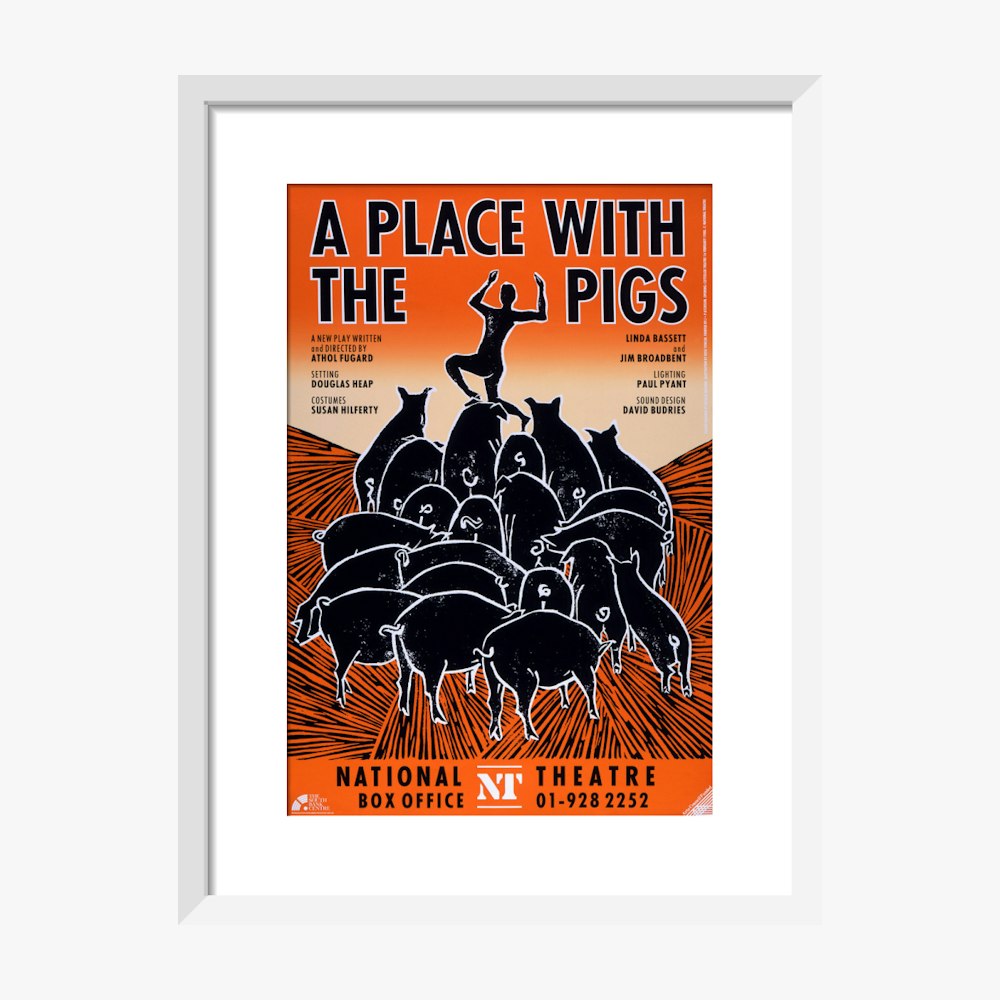 A Place with the Pigs 1988 Print
