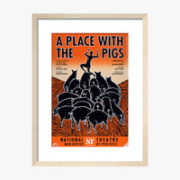 A Place with the Pigs 1988 Print