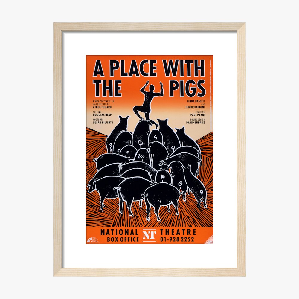 A Place with the Pigs 1988 Print