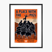 A Place with the Pigs 1988 Print