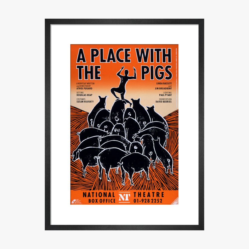 A Place with the Pigs 1988 Print