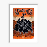 A Place with the Pigs 1988 Print