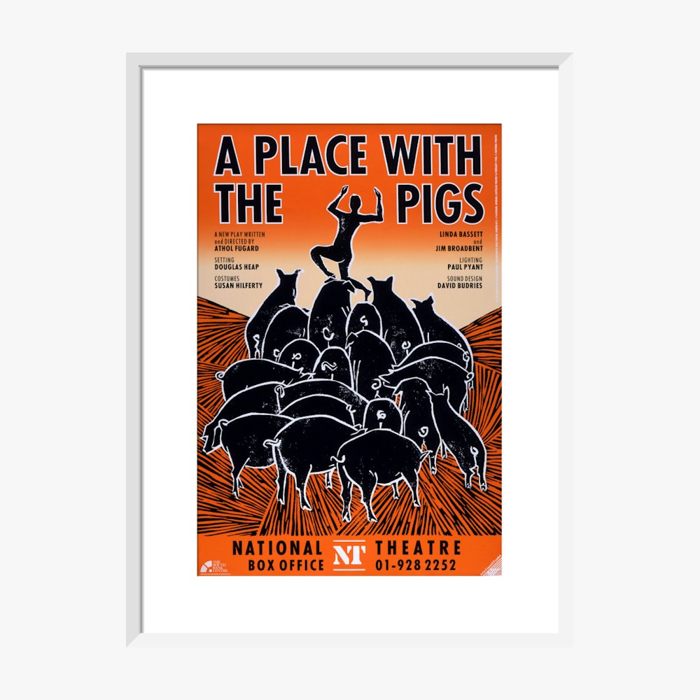 A Place with the Pigs 1988 Print