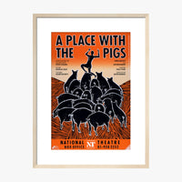 A Place with the Pigs 1988 Print