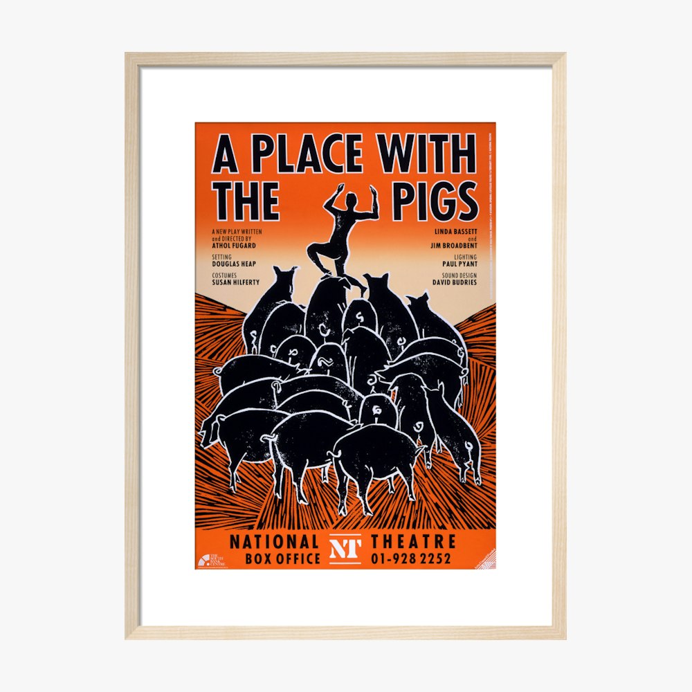 A Place with the Pigs 1988 Print