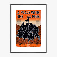 A Place with the Pigs 1988 Print