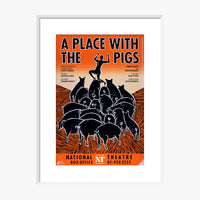 A Place with the Pigs 1988 Print
