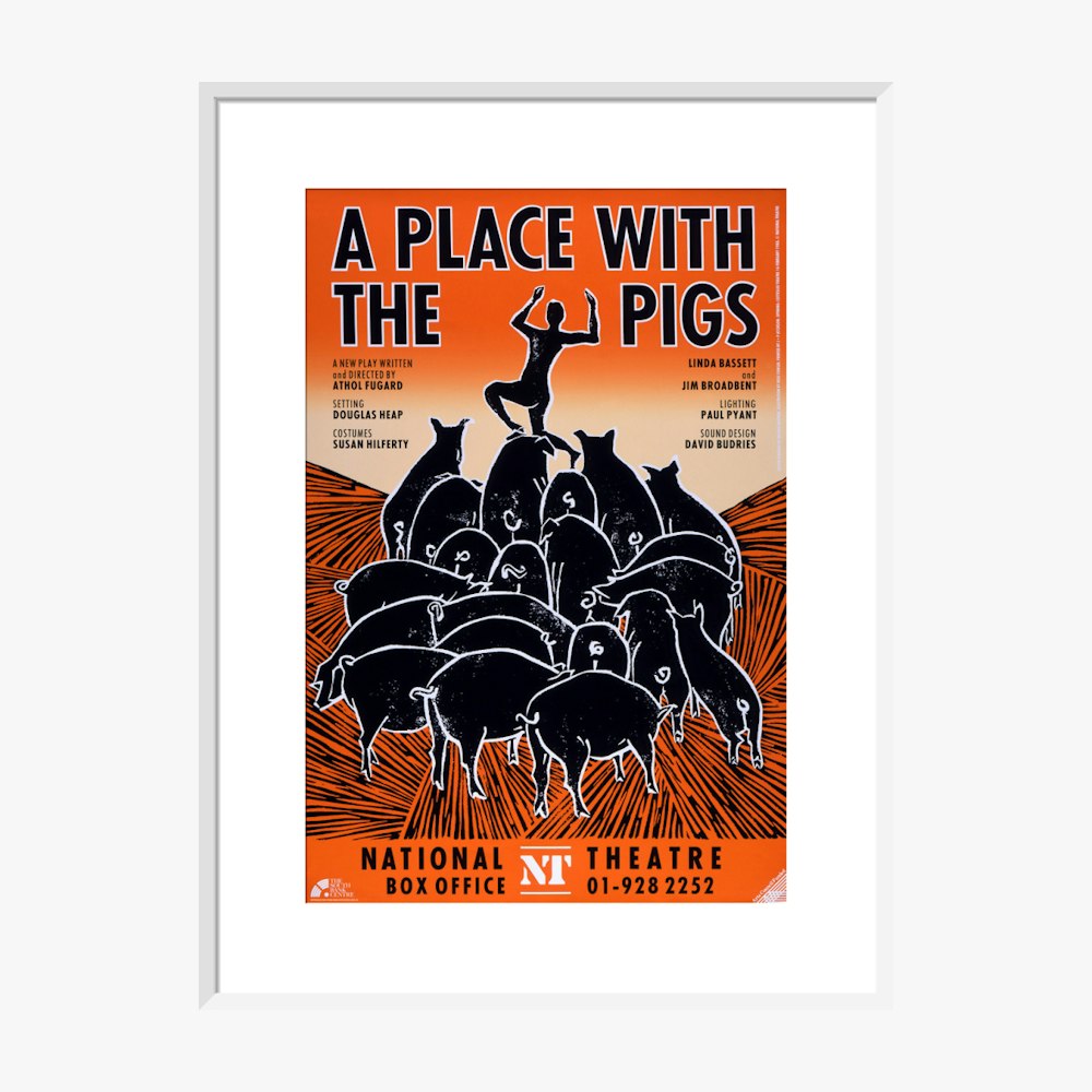A Place with the Pigs 1988 Print