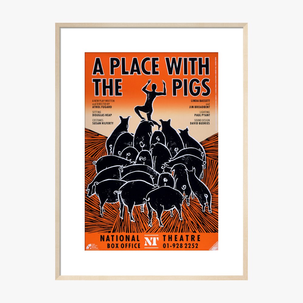 A Place with the Pigs 1988 Print