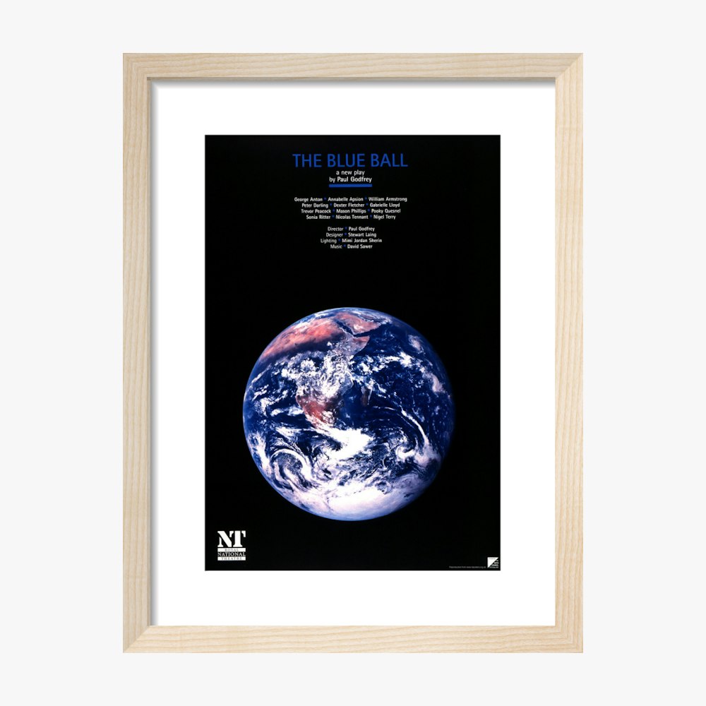 The Blue Ball 1995 Print