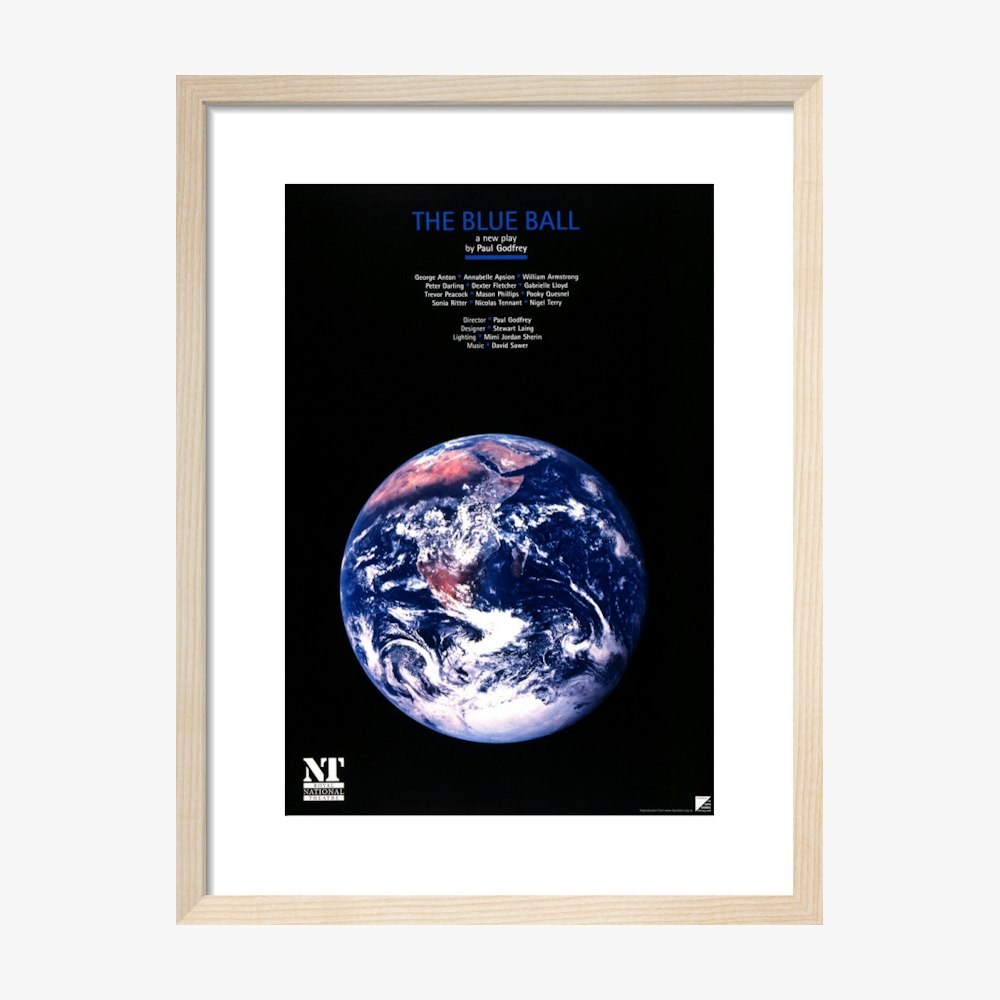 The Blue Ball 1995 Print