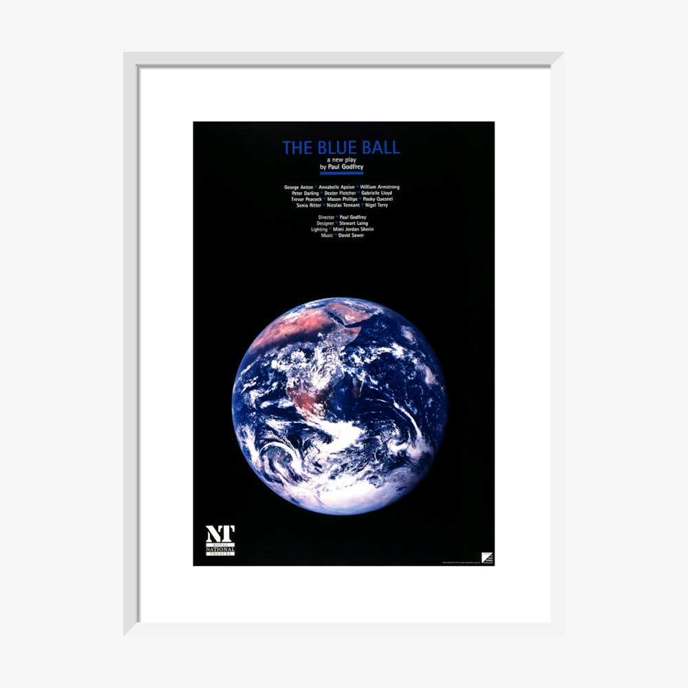 The Blue Ball 1995 Print