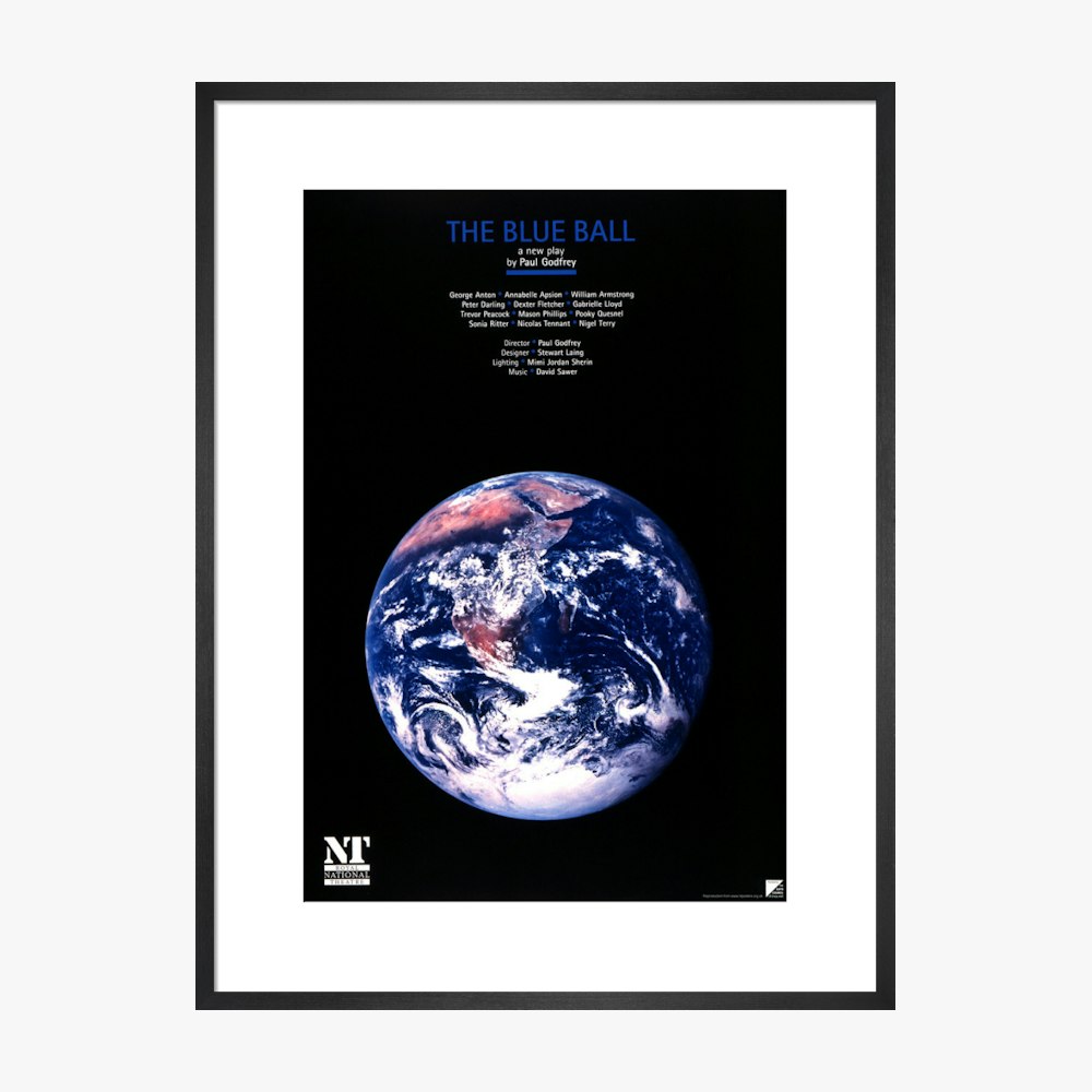 The Blue Ball 1995 Print