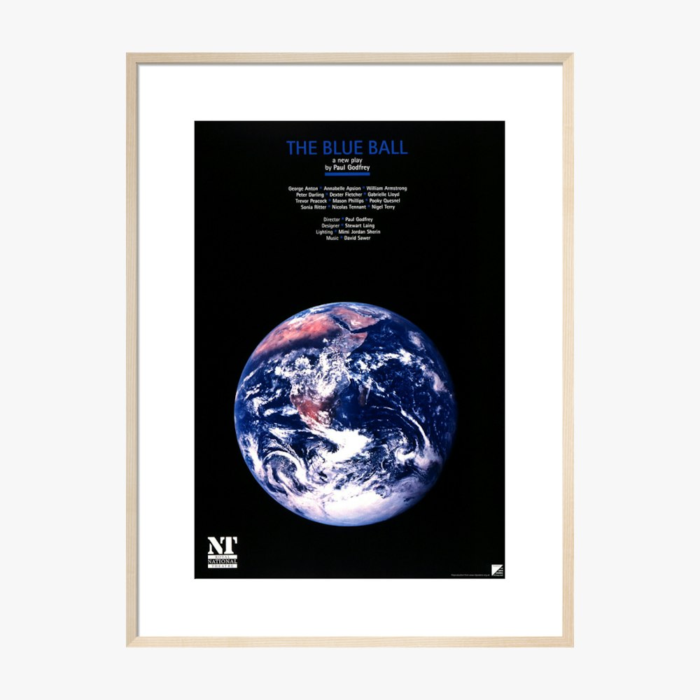 The Blue Ball 1995 Print