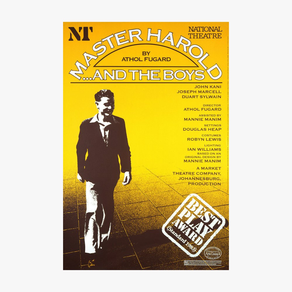 Master Harold…and the Boys 1983 Print
