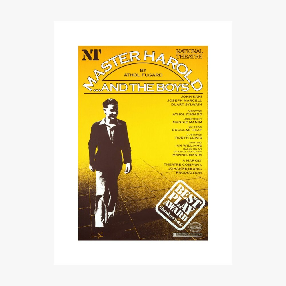 Master Harold…and the Boys 1983 Print
