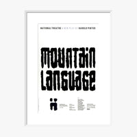 Mountain Language 1988 Print