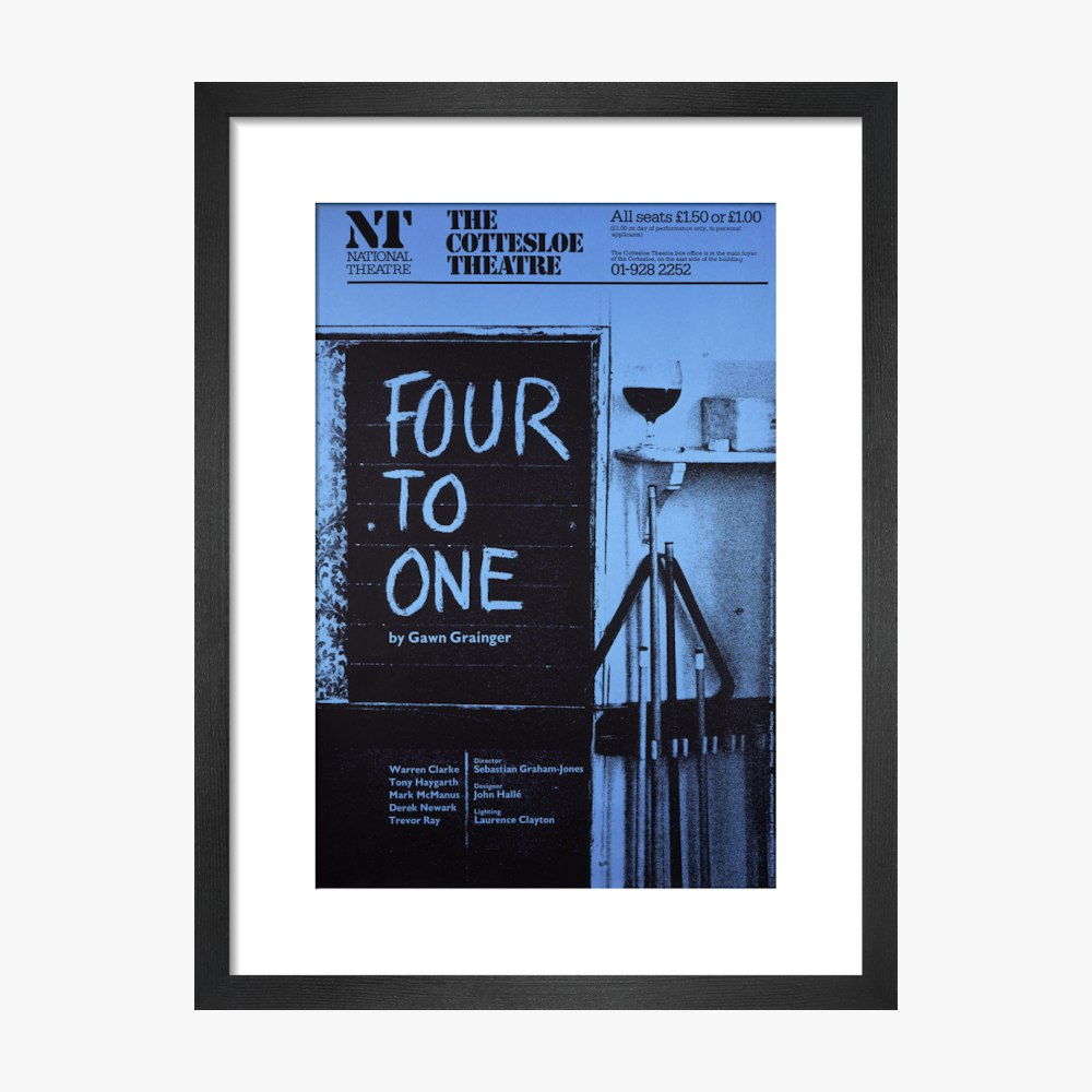 Four to One 1977 Print