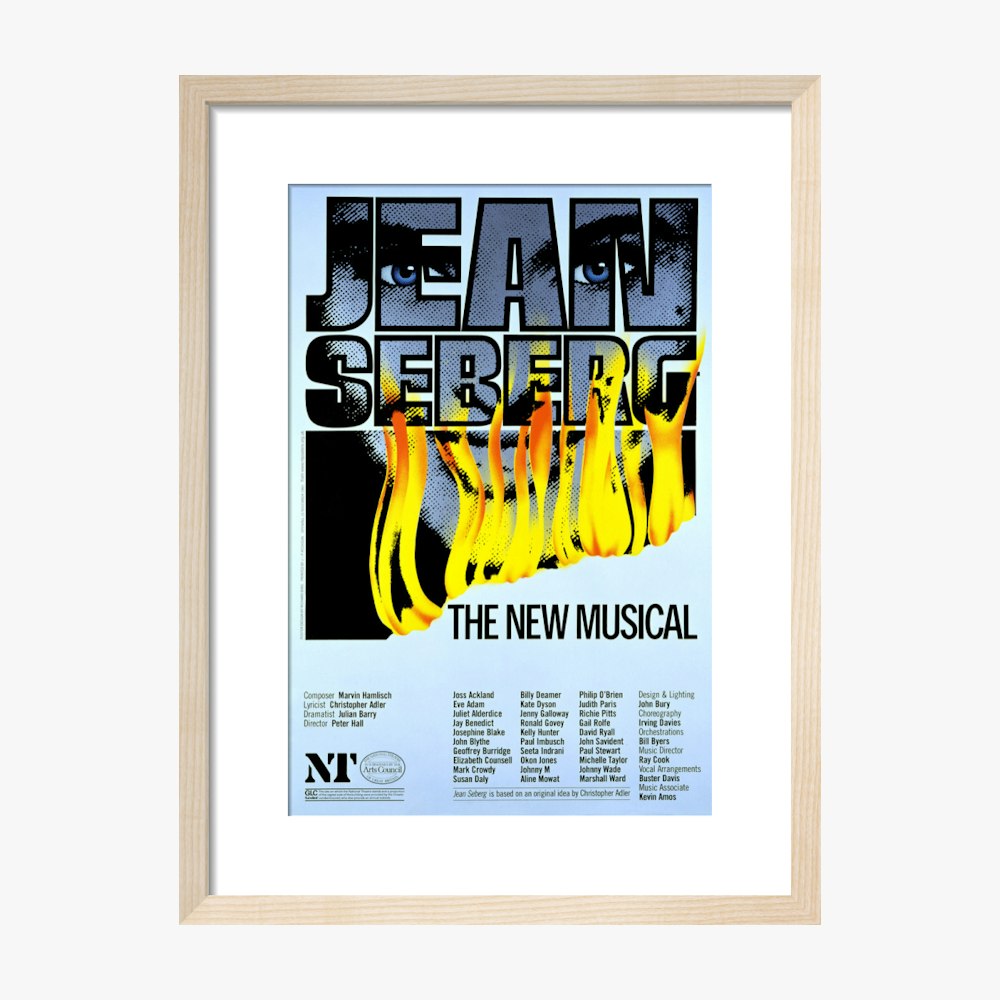 Jean Seberg 1983 Print