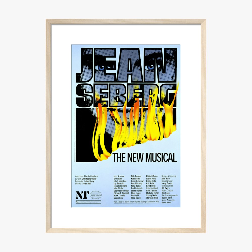 Jean Seberg 1983 Print