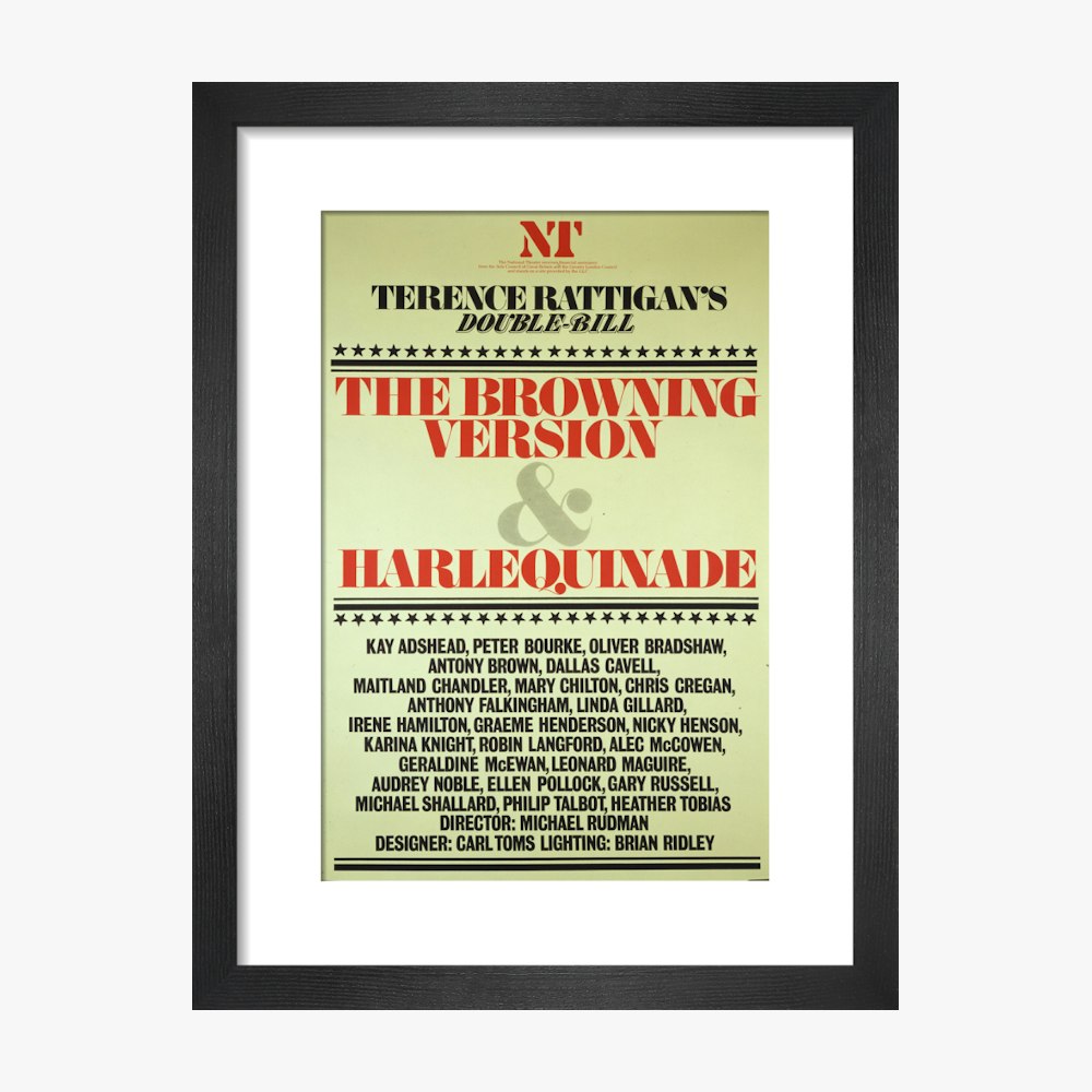 The Browning Version and Harlequinade 1980 Print
