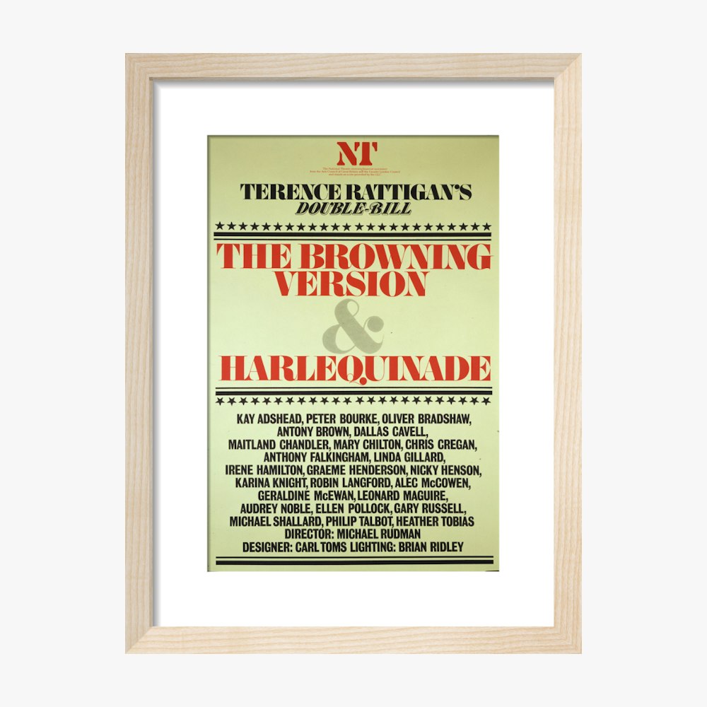 The Browning Version and Harlequinade 1980 Print