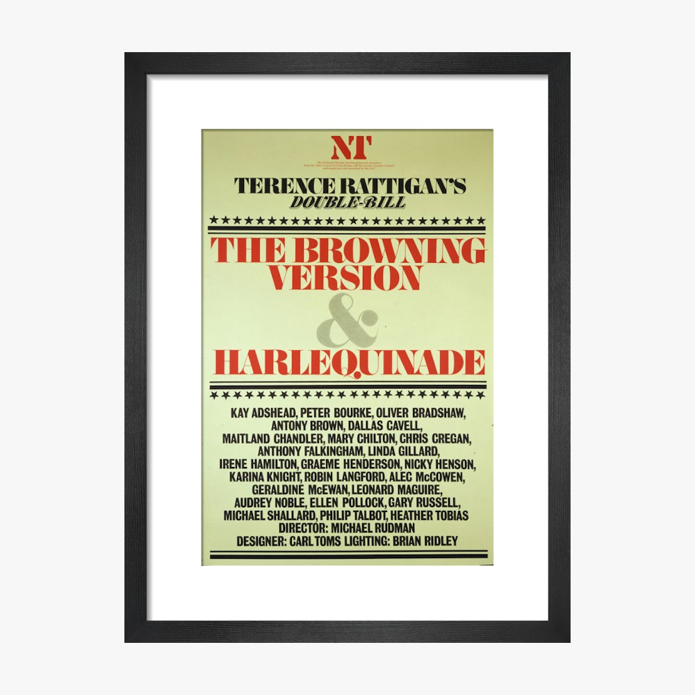 The Browning Version and Harlequinade 1980 Print