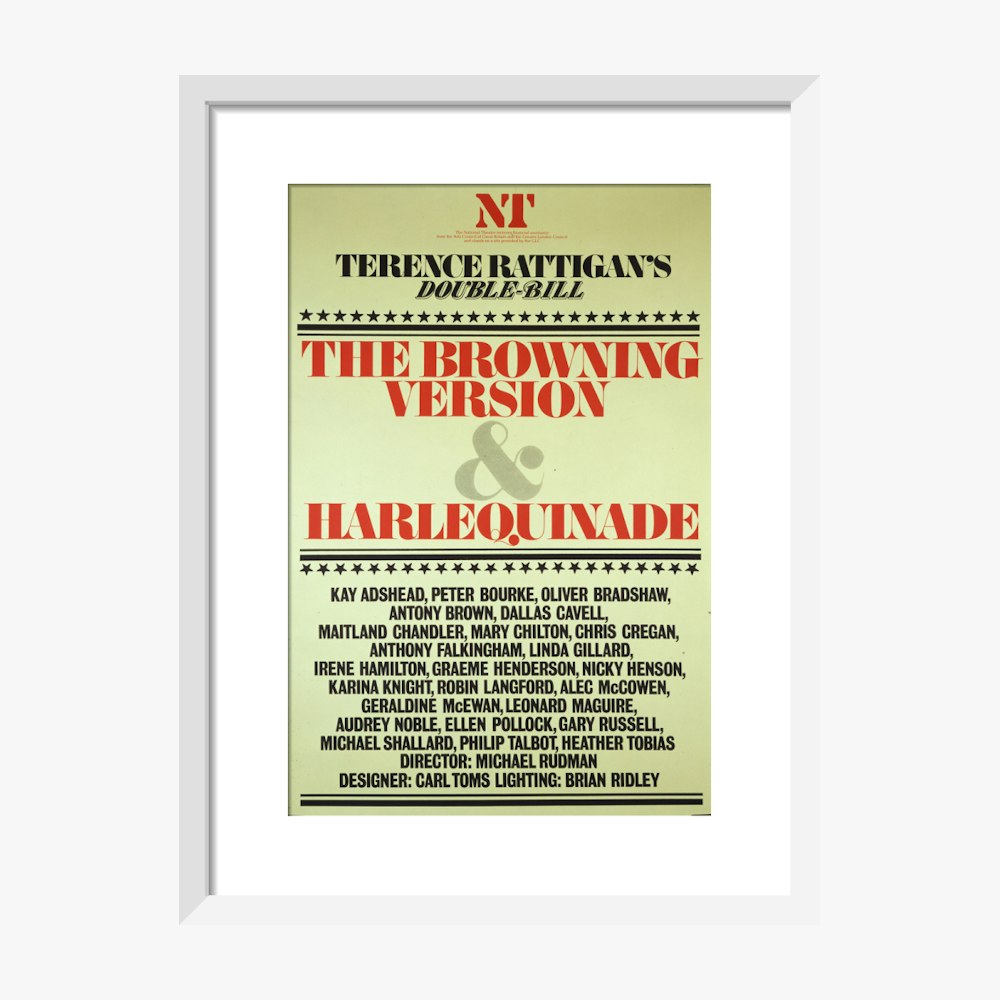 The Browning Version and Harlequinade 1980 Print