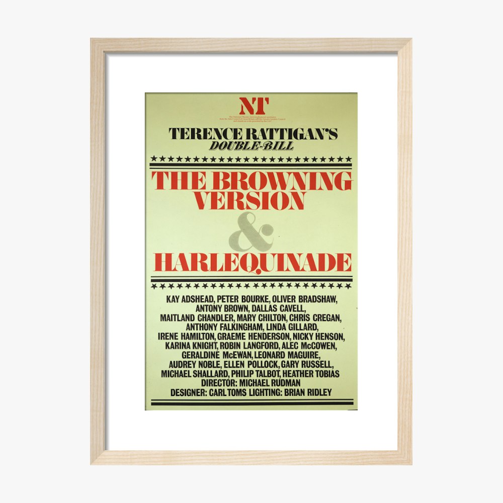 The Browning Version and Harlequinade 1980 Print