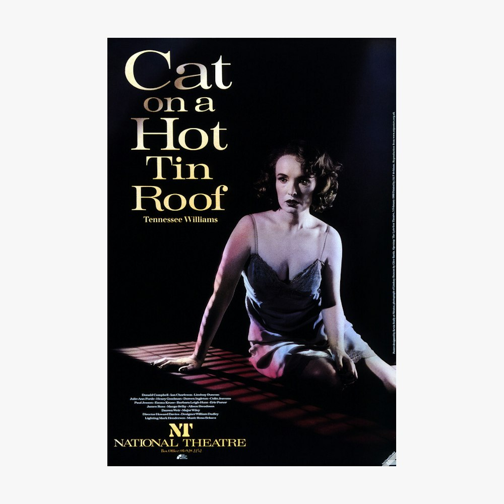 Cat on a Hot Tin Roof 1988 Print – National Theatre Shop