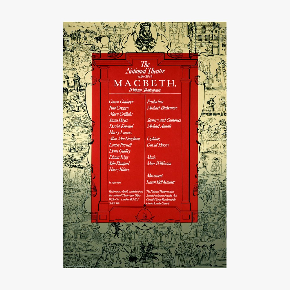 Macbeth 1972 Print