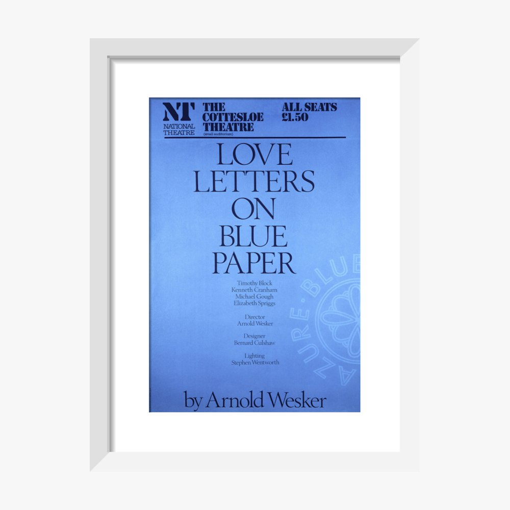 Love Letters on Blue Paper 1978 Print