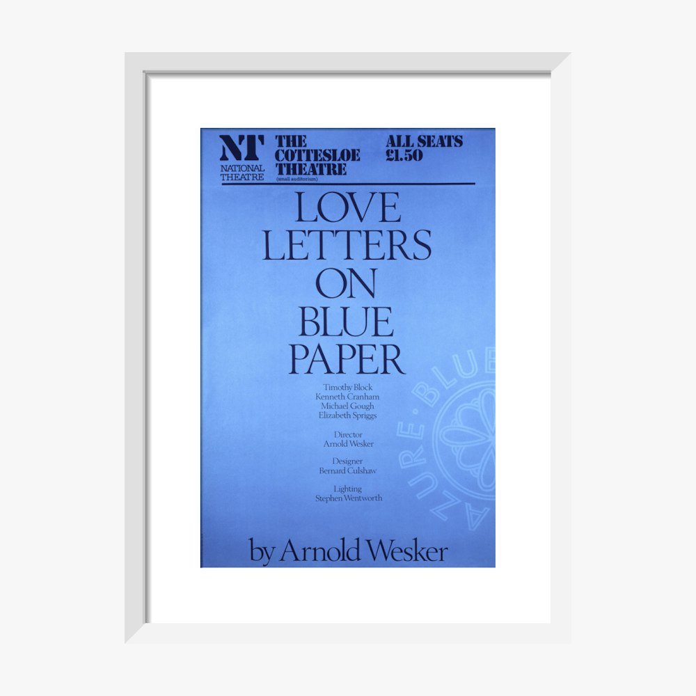Love Letters on Blue Paper 1978 Print