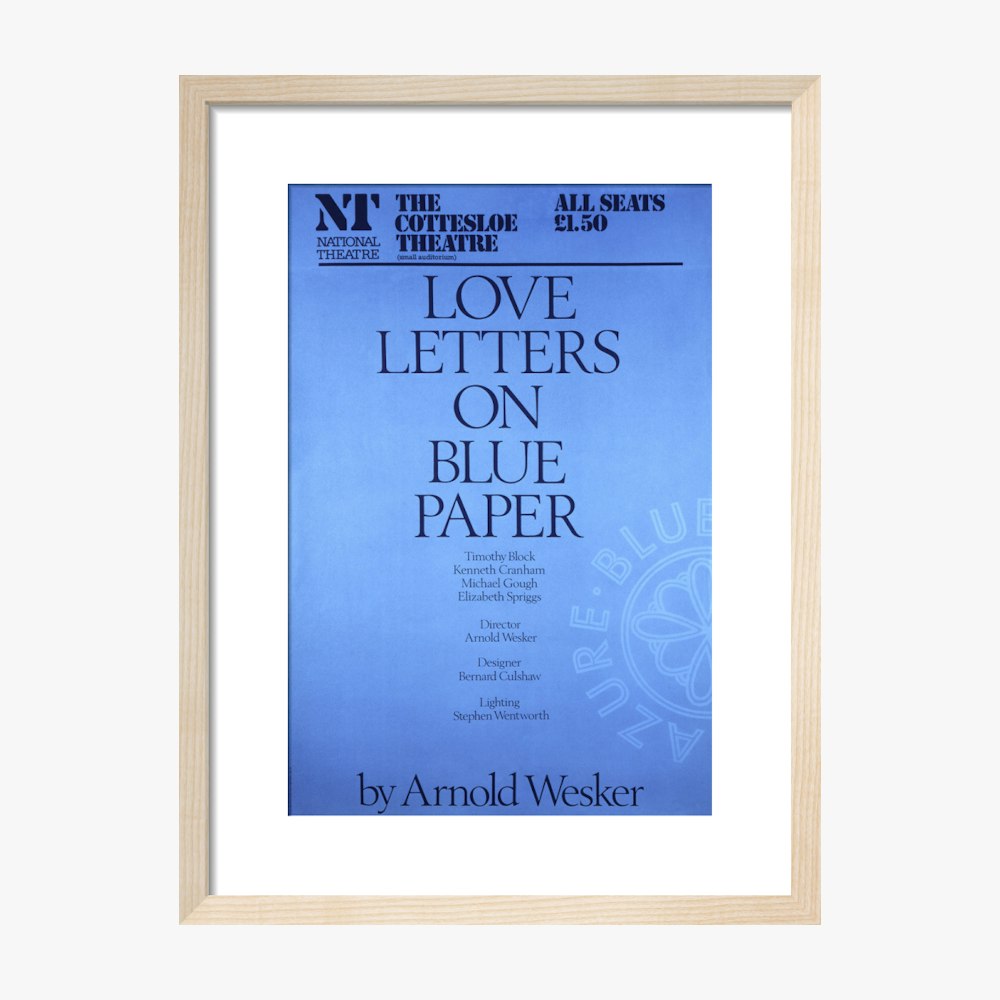 Love Letters on Blue Paper 1978 Print