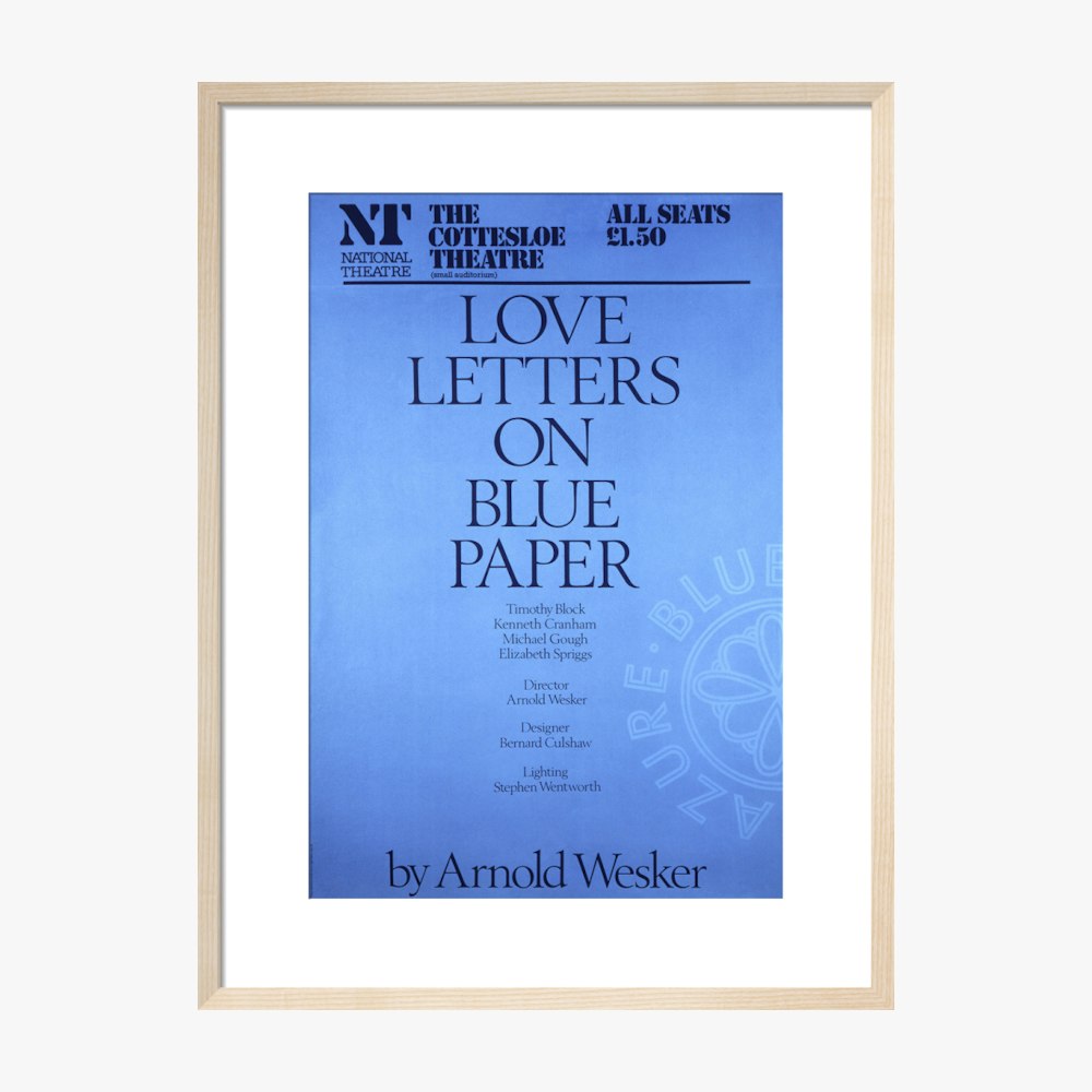 Love Letters on Blue Paper 1978 Print