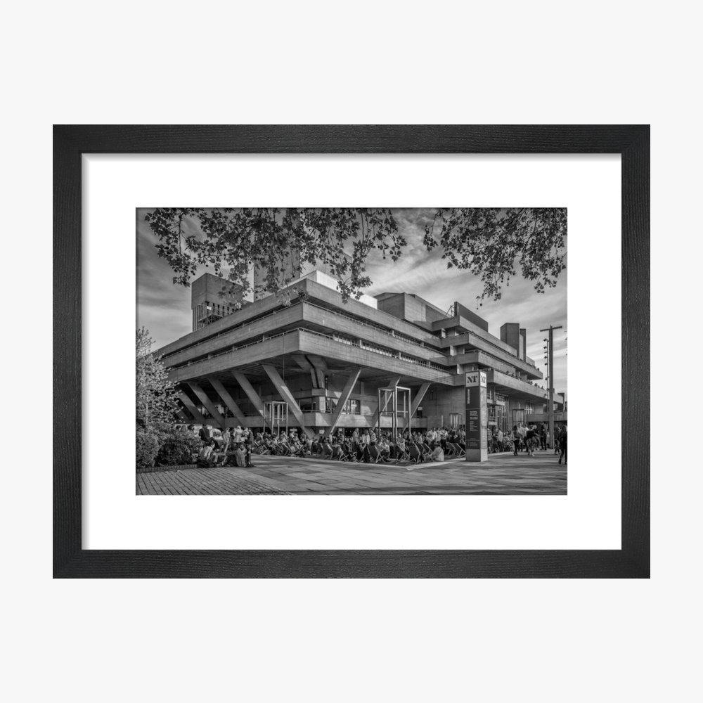 National Theatre Black and White Print