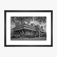 National Theatre Black and White Print