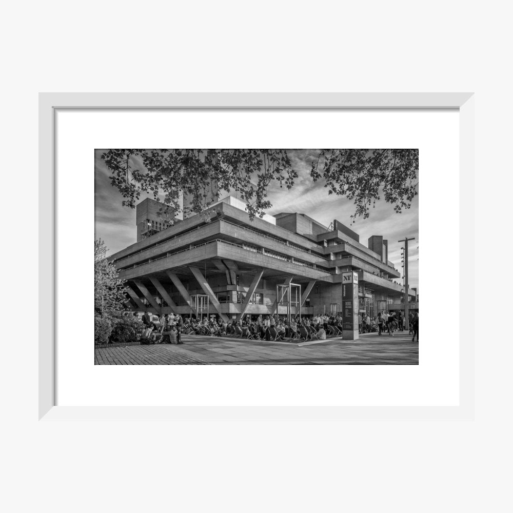 National Theatre Black and White Print