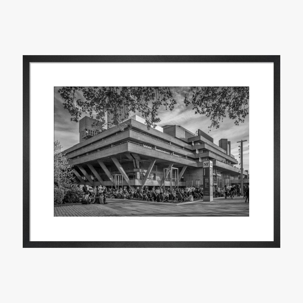 National Theatre Black and White Print