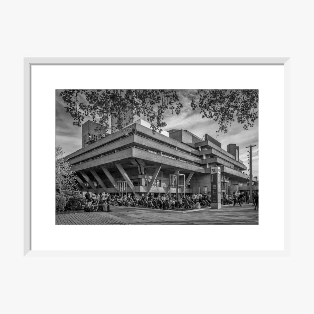 National Theatre Black and White Print